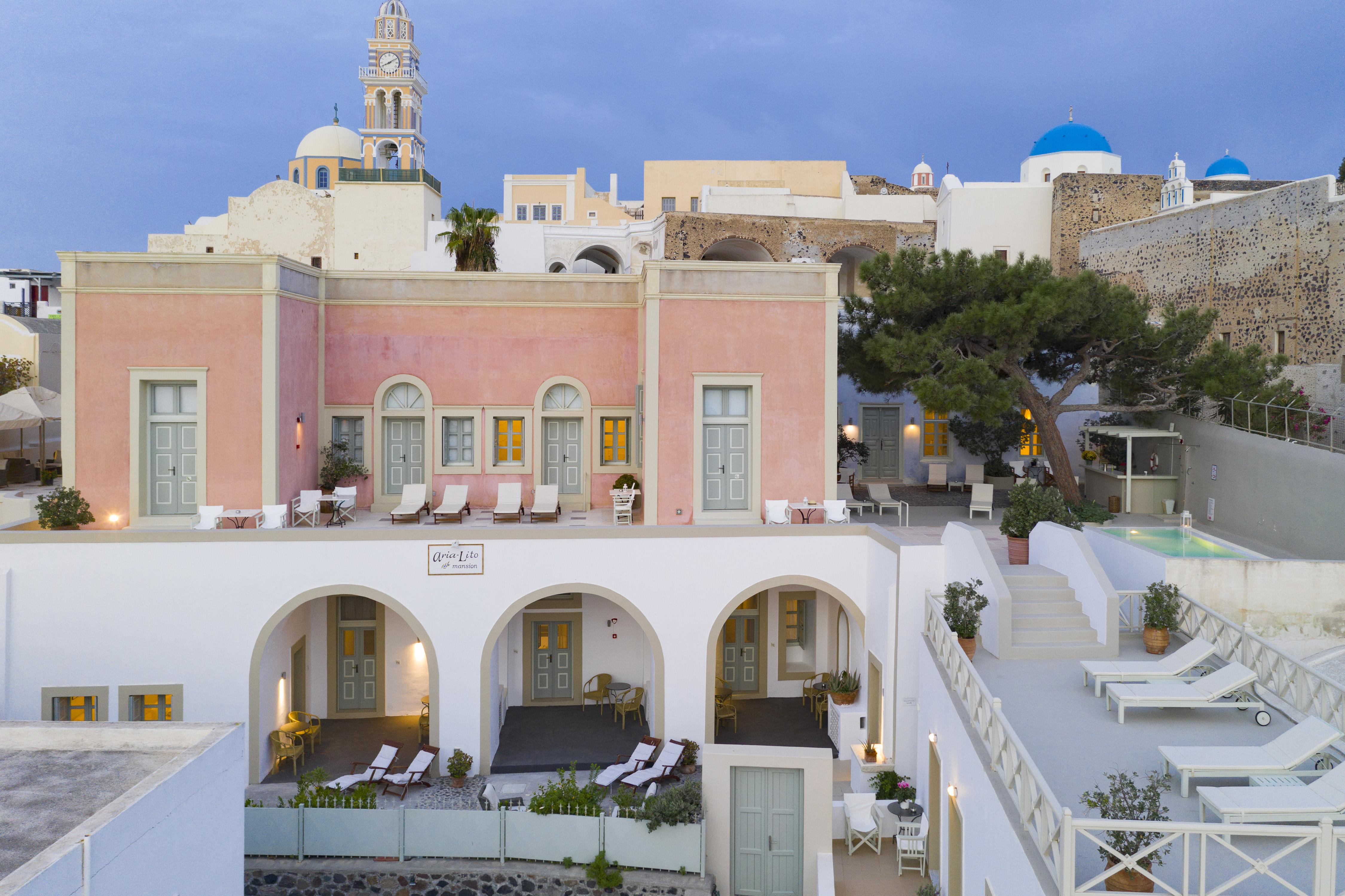 Aria Lito Mansion Hotell Fira  Eksteriør bilde